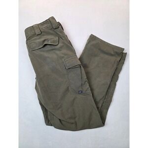 5.11 Tactical Cargo Pants Mens 32x34 Olive Green Herringbone Utility Trousers